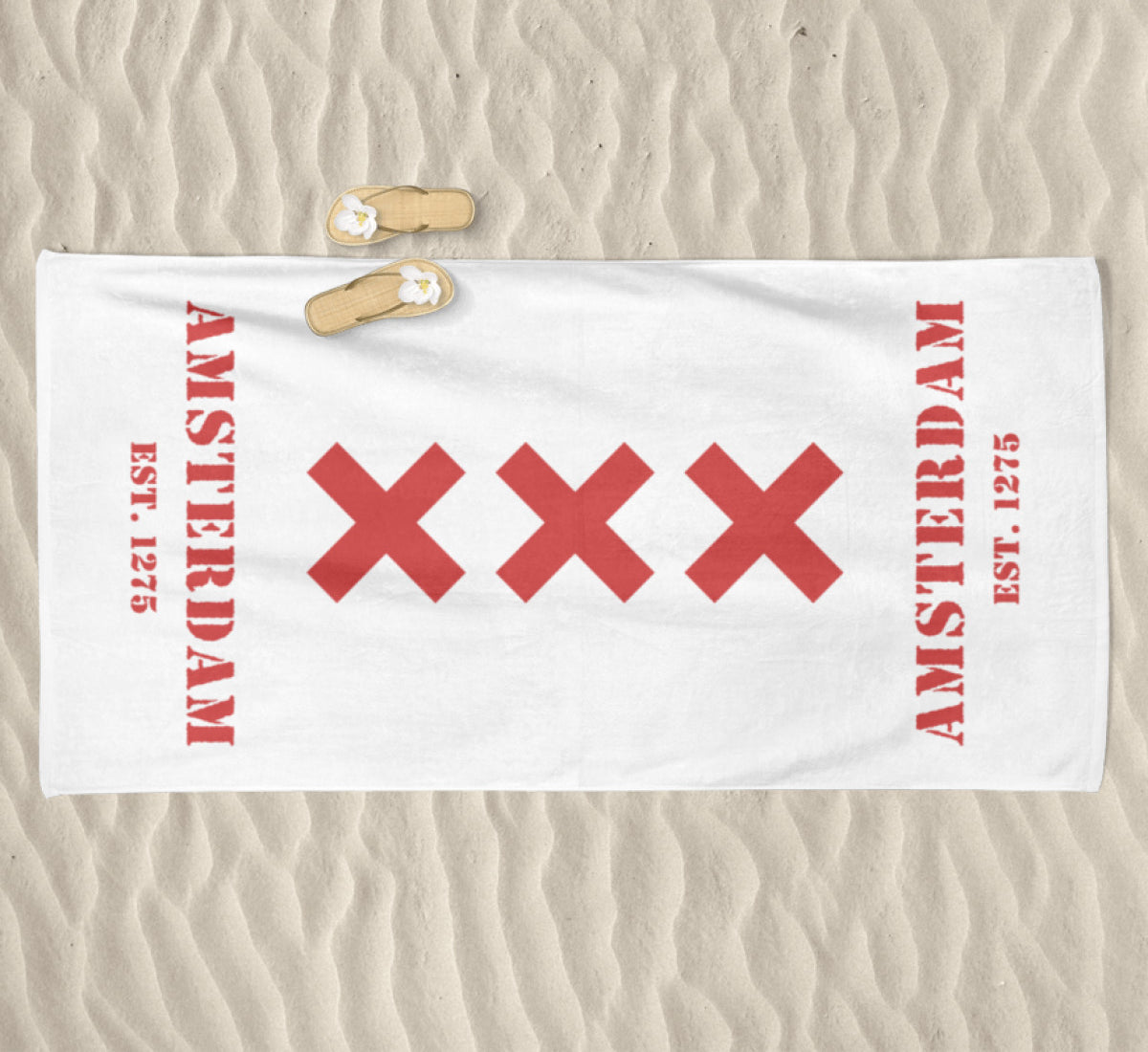 Amsterdam EST. 1275 - Strandhanddoek