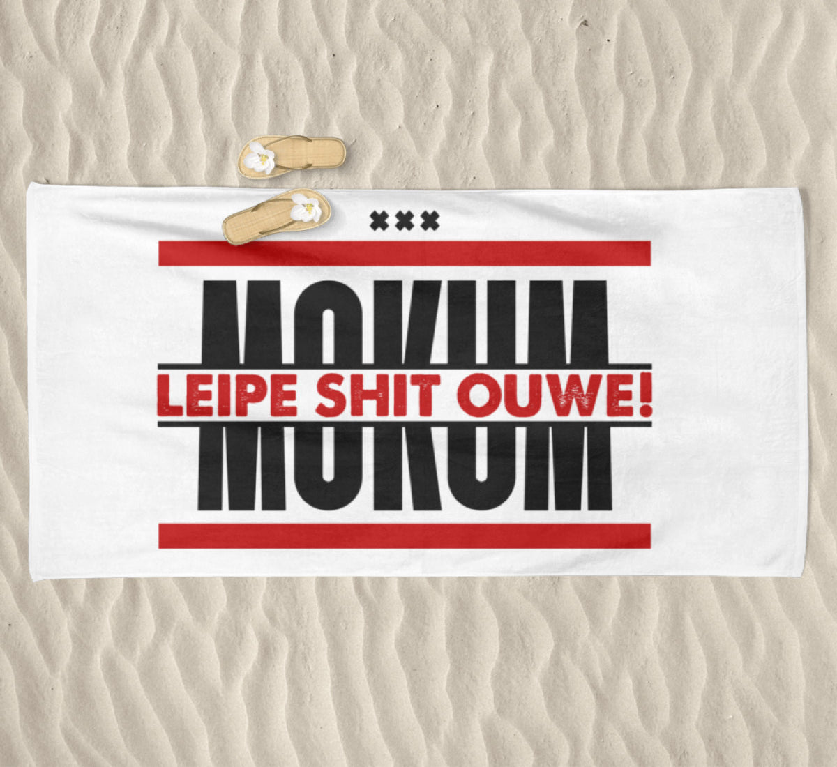 MOKUM - Leipe Shit Ouwe! - Strandhanddoek