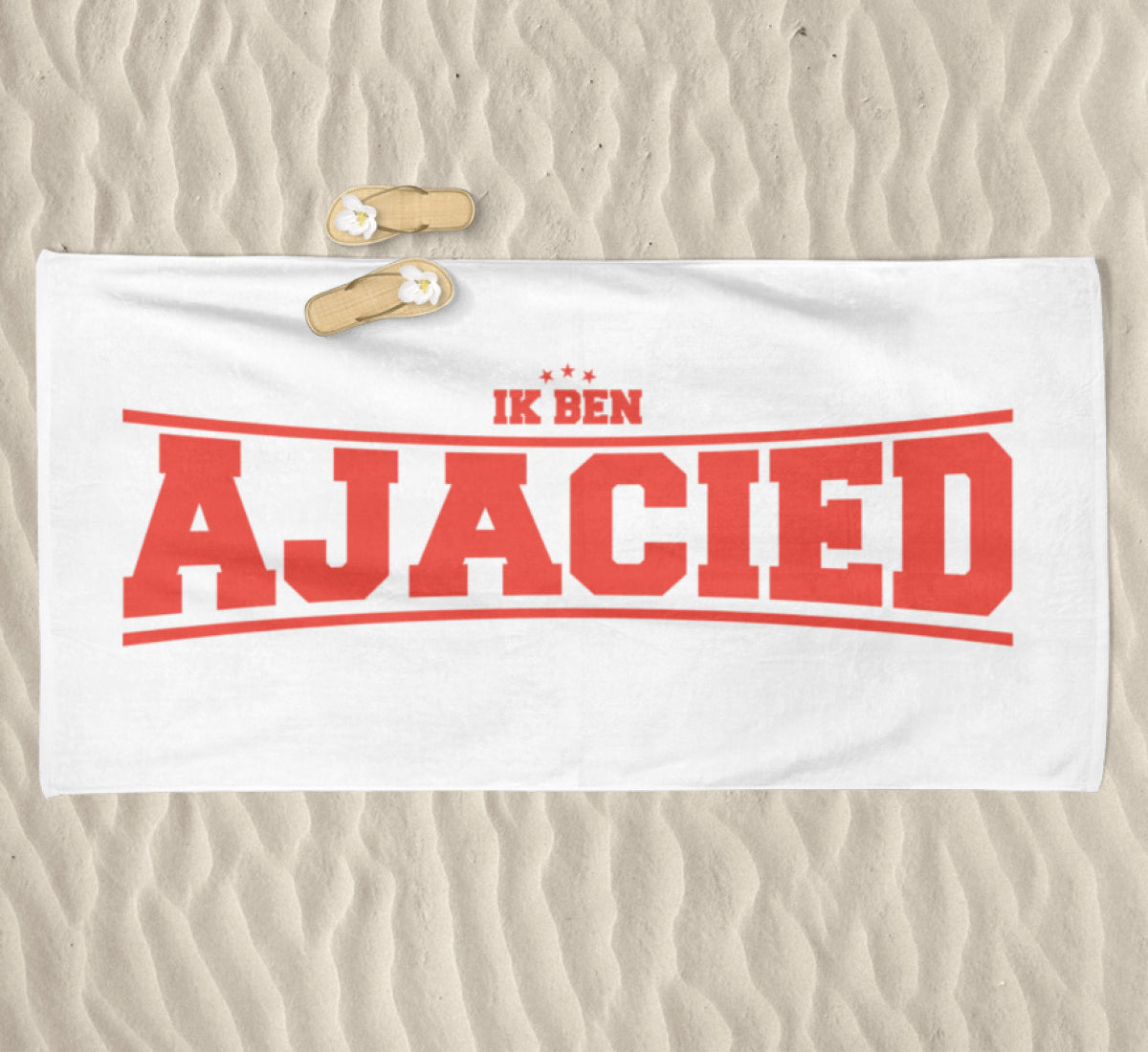 Ik ben Ajacied - Strandhanddoek
