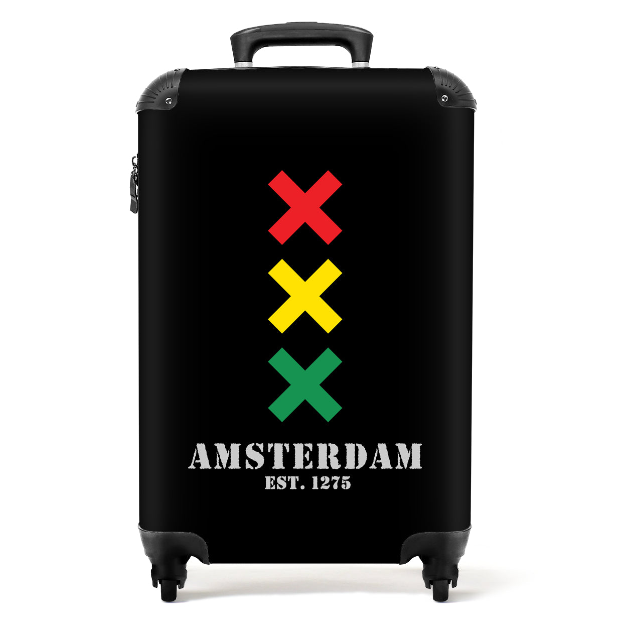 Trolley 🛅 - Rasta Colors – Amsterdam❌❌❌ - (Cabin Case)