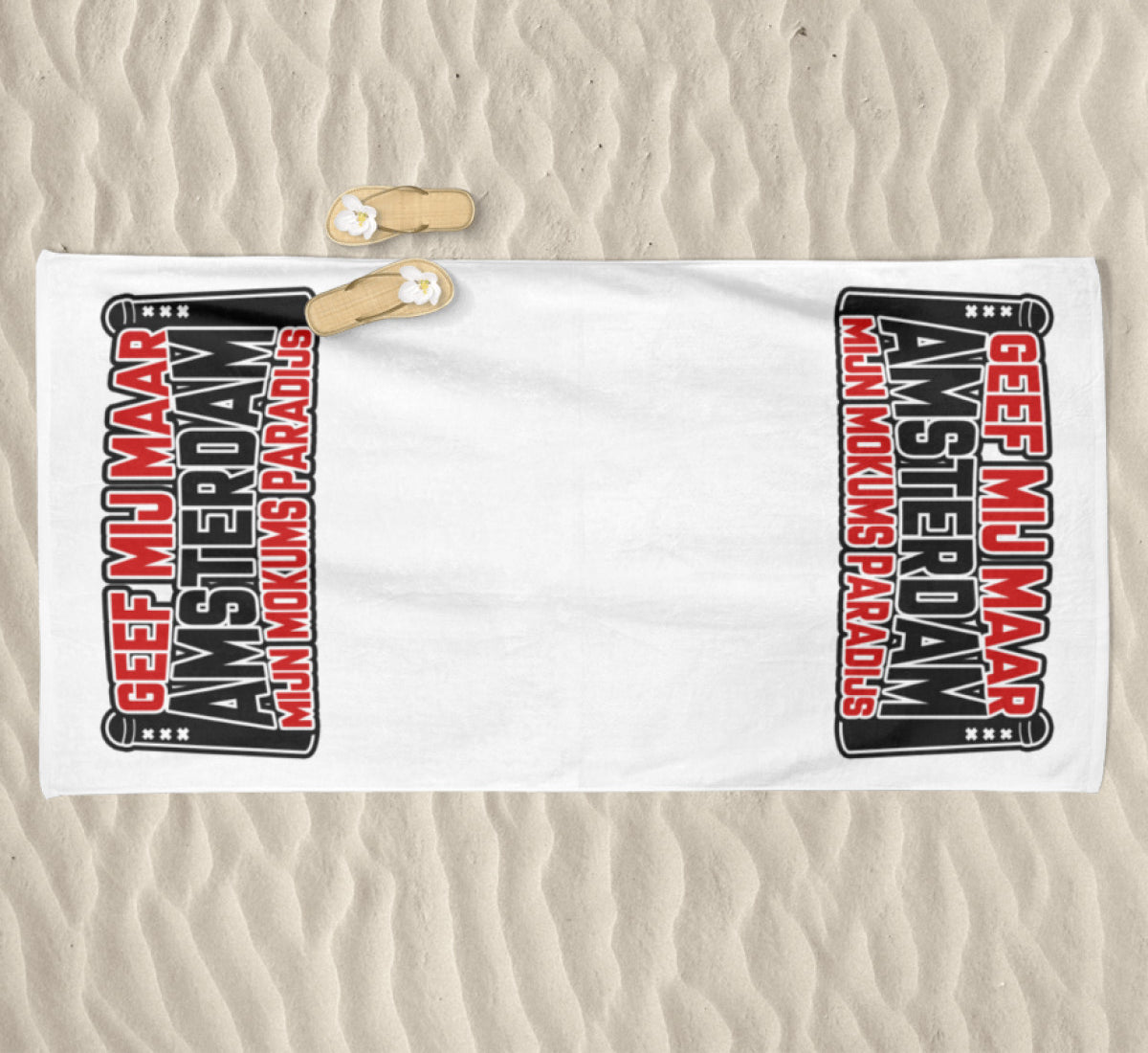Geef Mij Maar Amsterdam, Mijn Mokums Paradijs - Strandhanddoek