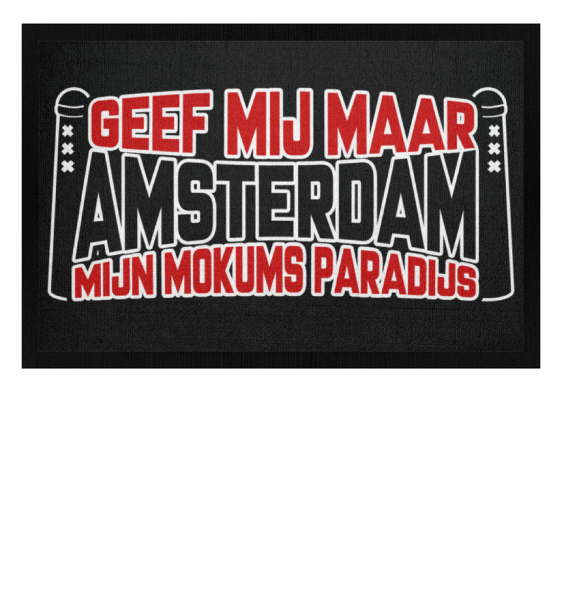 metgezel Zichtbaar creëren Geef Mij Maar Amsterdam, Mijn Mokums Paradijs | Deurmat Amsterdam -  wijzijnajax.amsterdam – WZAA1900