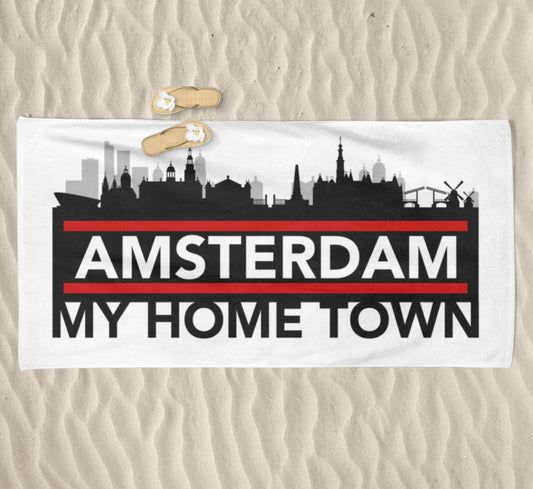 Amsterdam - My Home Town - Strandhanddoek