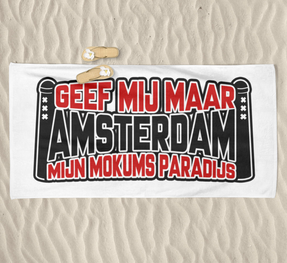 Geef Mij Maar Amsterdam, Mijn Mokums Paradijs - Strandhanddoek