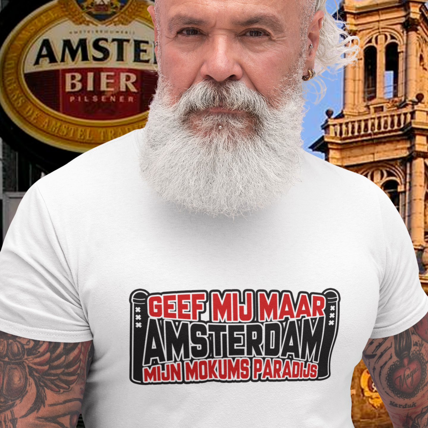 Geef Mij Maar Amsterdam, Mijn Mokums Paradijs - T-Shirt